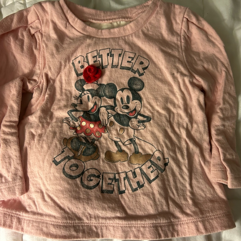 Disney Mickey and Minnie top 12-18 months EUC